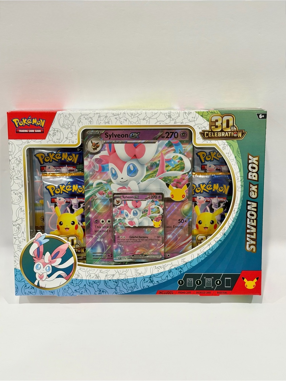 Pokemon TCG 30th Anniversary Sylveon ex Box - NEW AND SEALED